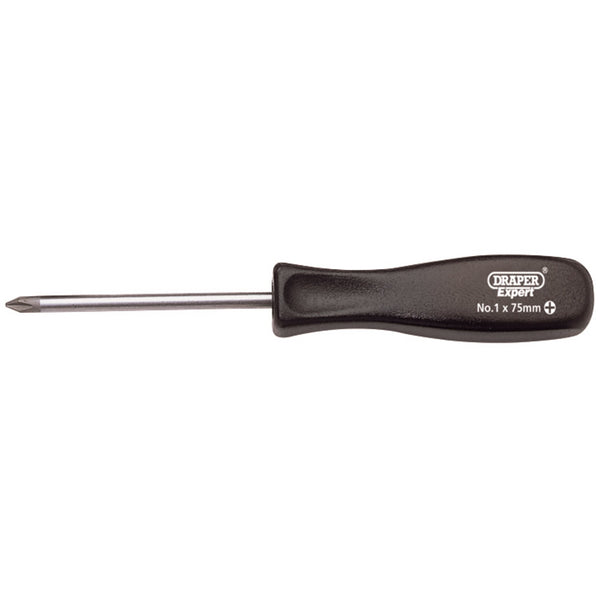 Draper 19532 Cross Slot Mechanic's Screwdriver, No.1 x 75mm