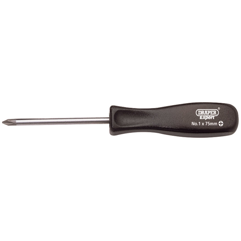 Draper 19532 Cross Slot Mechanic's Screwdriver, No.1 x 75mm