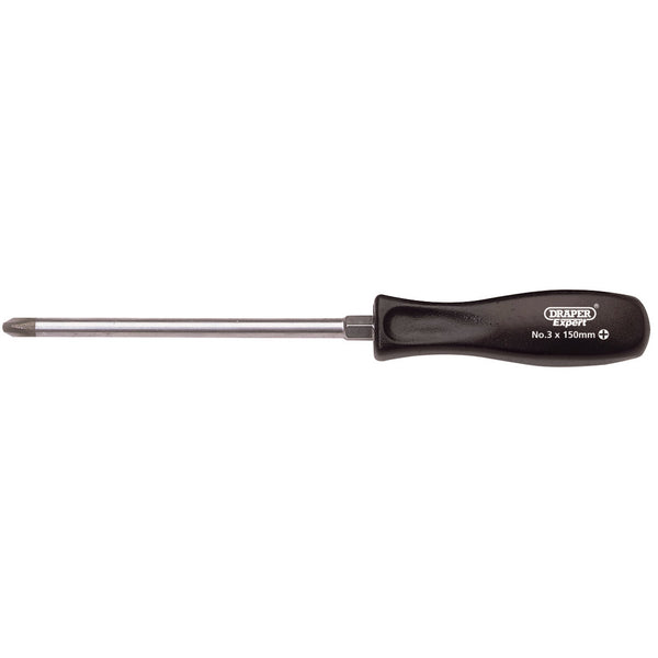 Draper 19534 Cross Slot Mechanic's Screwdriver, No.3 x 150mm