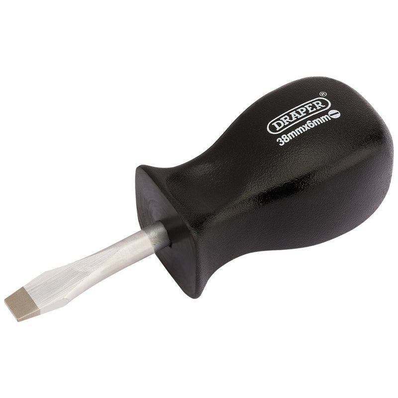 Draper 19539 Plain Slot Mechanic's Screwdriver, 6 x 38mm
