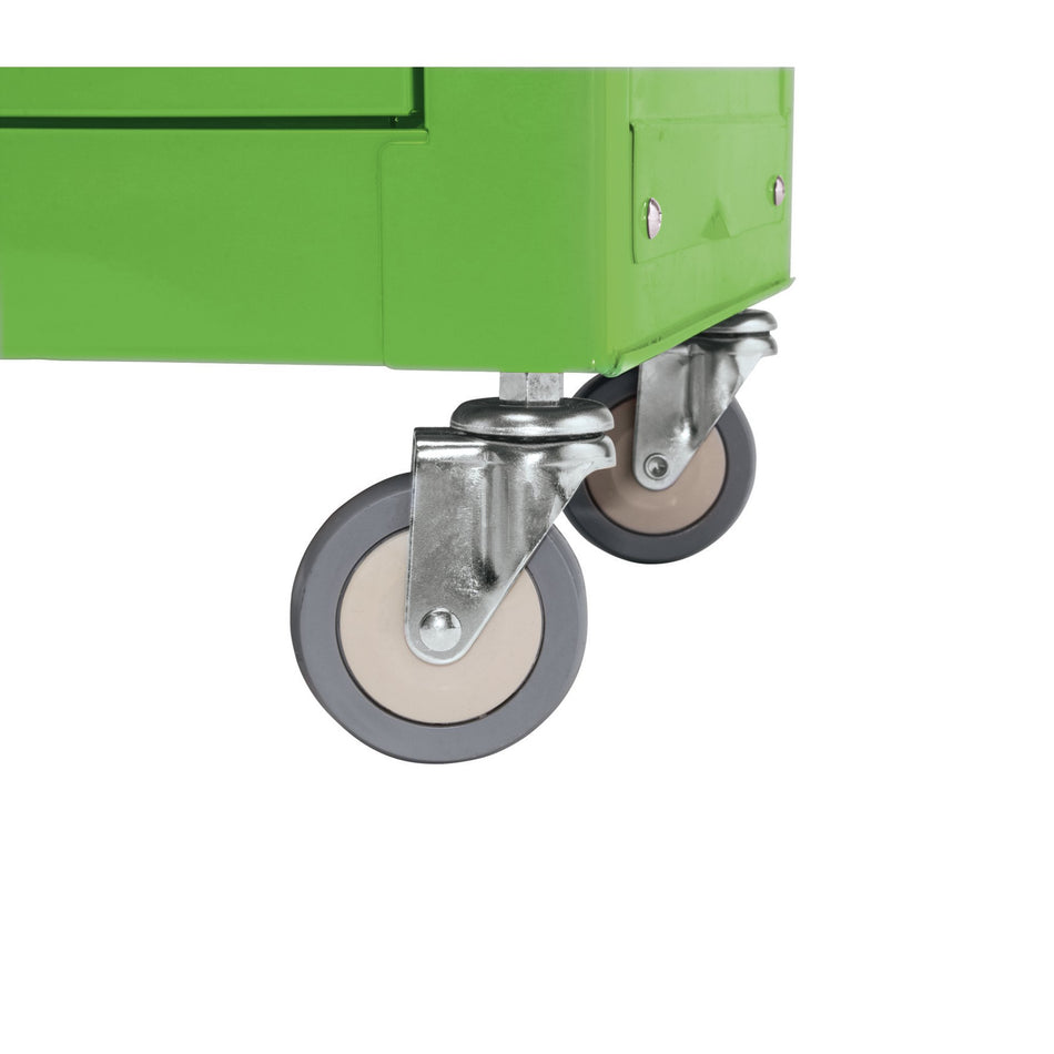 Draper 19566 Combined Roller Cabinet and Tool Chest, 6 Drawer, 24", Green