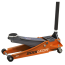 Sealey 2001LEOR 2.25tonne Low Entry Trolley Jack with Rocket Lift - Orange
