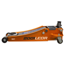 Sealey 2001LEOR 2.25tonne Low Entry Trolley Jack with Rocket Lift - Orange