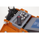 Sealey 2001LEOR 2.25tonne Low Entry Trolley Jack with Rocket Lift - Orange