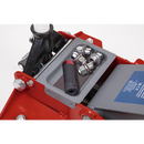 Sealey 2001LERE 2.25tonne Low Entry Trolley Jack with Rocket Lift - Red