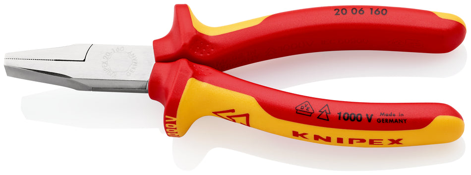 KNIPEX 20 06 160 FLAT NOSE PLIERS