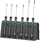 Wera 05118150001 2035/6 A Screwdriver set and rack for electronic applications, 6 pieces