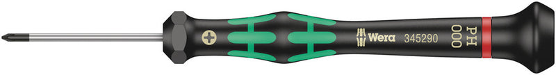 Wera 05345290001 2050 PH Screwdriver for Phillips screws for electronic applications, PH 000 x 40 mm