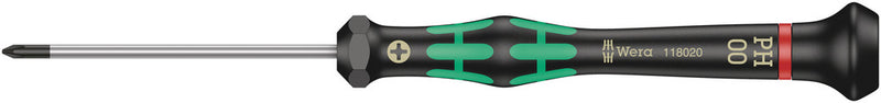 Wera 05118020001 2050 PH Screwdriver for Phillips screws for electronic applications, PH 00 x 60 mm