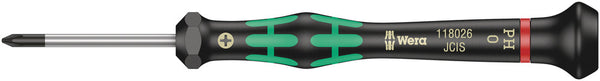 Wera 05118026001 2050 PH Screwdriver for Phillips screws for electronic applications, PH 0 x 40 mm