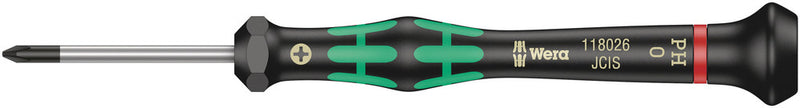 Wera 05118026001 2050 PH Screwdriver for Phillips screws for electronic applications, PH 0 x 40 mm