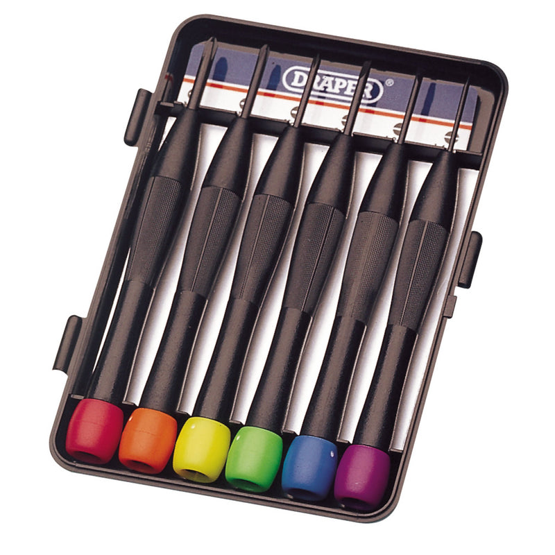 Draper 20644 Precision Screwdriver Set (6 Piece)
