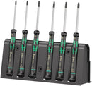 Wera 05118154001 2067/6 TORXÃ‚Â® BO Screwdriver set and rack for electronic applications, 6 pieces