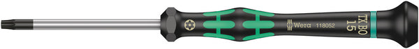 Wera 05118052001 2067 TORXÃ‚Â® BO Screwdriver for tamper-proof TORXÃ‚Â® screws for electronic applications, TX 15 x 60 mm