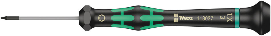 Wera 05118037001 2067 TORXÃ‚Â® Screwdriver for TORXÃ‚Â® screws for electronic applications, TX 3 x 40 mm