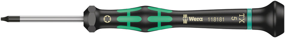 Wera 05118181001 2067 TORXÃ‚Â® HF Screwdriver with holding function for electronic applications, TX 5 x 40 mm