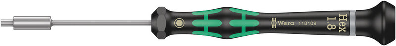 Wera 05118109001 2069 Nutdriver for electronic applications, 1.8 x 60 mm