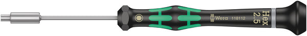 Wera 05118112001 2069 Nutdriver for electronic applications, 2.5 x 60 mm