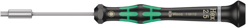 Wera 05118112001 2069 Nutdriver for electronic applications, 2.5 x 60 mm