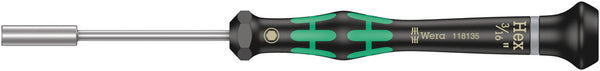Wera 05118135001 2069 Nutdriver for electronic applications, 3/16" x 60 mm