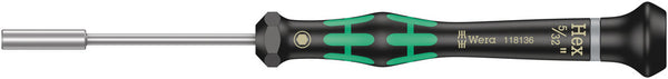 Wera 05118136001 2069 Nutdriver for electronic applications, 5/32" x 60 mm