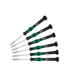 Wera 05118158001 2069/6 Screwdriver set and rack for electronic applications, 6 pieces
