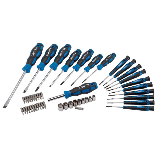 Draper 20721 Screwdriver, Socket and Bit Set (49 Piece)