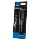 Draper 20942 Marker Pens, Black (Pack of 2)