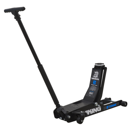 Sealey 2100TB Viking 2tonne Low Entry Long Reach Trolley Jack with Rocket Lift