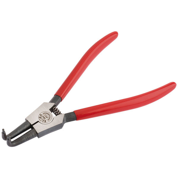 Draper 21299 Elora A21 Bent External Circlip Pliers with Dipped Handles, 19 - 60mm