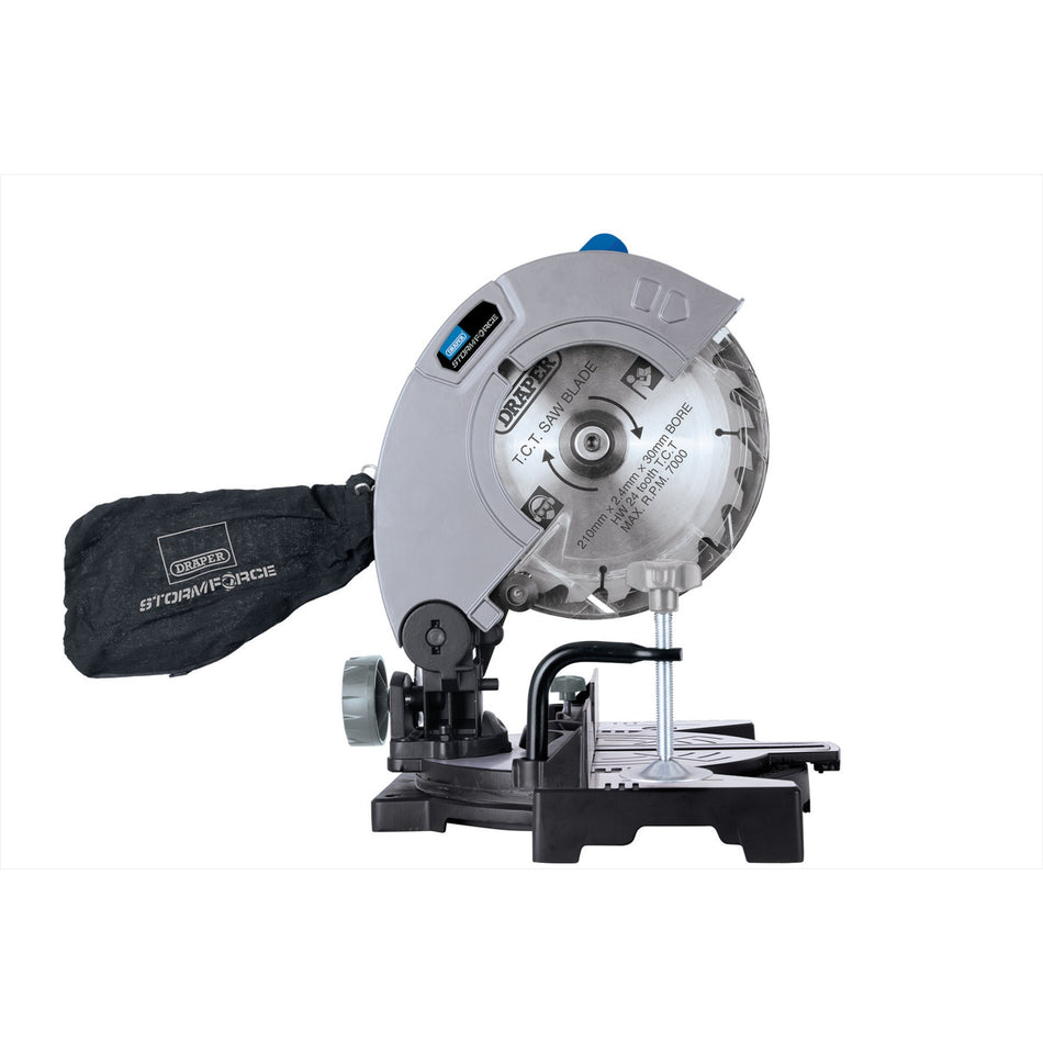 Draper 21307 Draper Storm Force® Mitre Saw, 210mm, 1100W