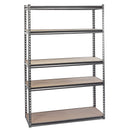 Draper 21663 Heavy Duty Steel Shelving Unit, 5 Shelves, L1220 x W450 x H1830mm