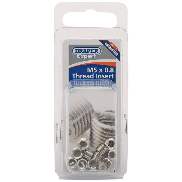 Draper 21706 Metric Thread Insert Refill, M5 x 0.8 (Pack of 12)