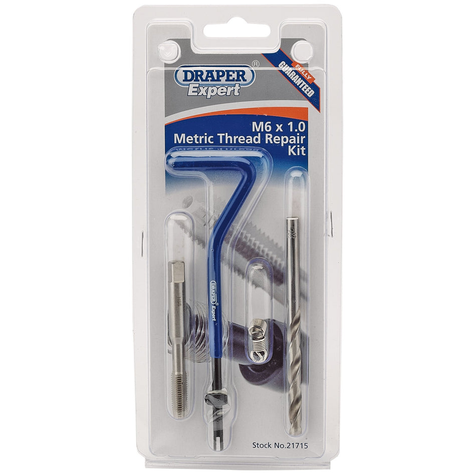 Draper 21715 Metric Thread Repair Kit, M6 x 1.0