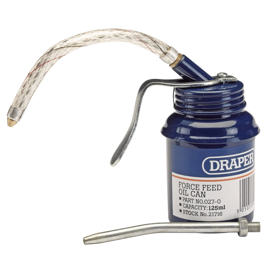 Draper 21716 Force Feed Oil Can, 125ml