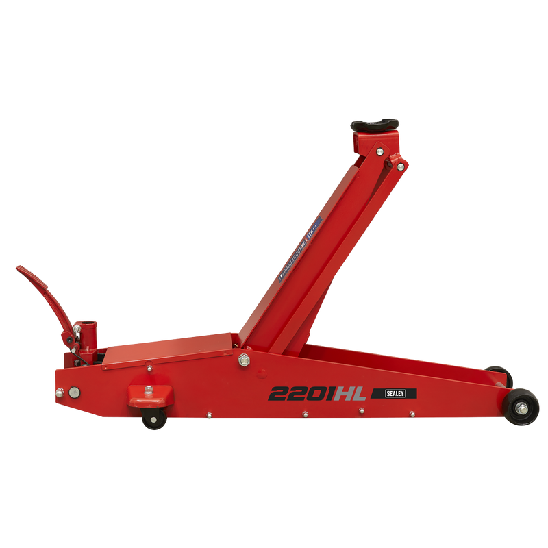 Sealey 2201HL Trolley Jack 2 Tonne Long Reach High Lift Commercial