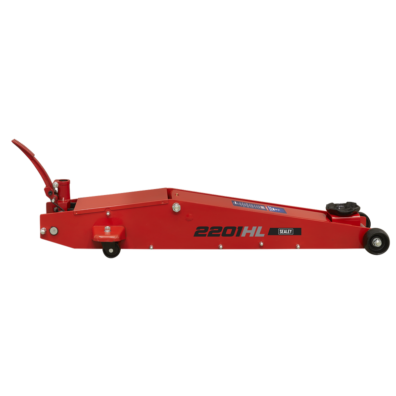 Sealey 2201HL Trolley Jack 2 Tonne Long Reach High Lift Commercial