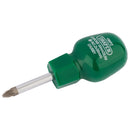 Draper 22357 PZ Type Cabinet Pattern Chubby Screwdriver, No.2 x 38mm (Sold Loose)