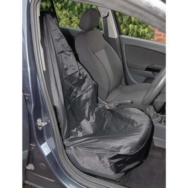 Draper 22596 Side Airbag Compatible Polyester Front Seat Cover
