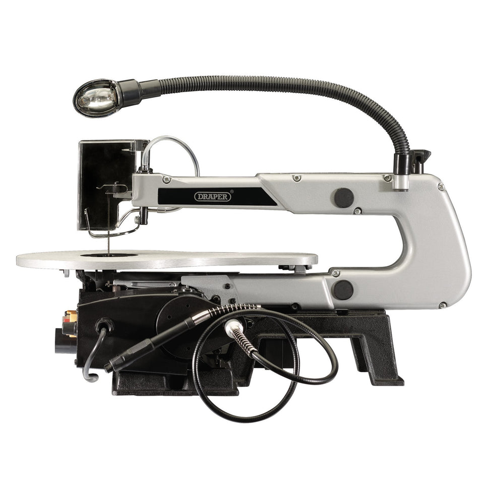 Draper 22791 Variable Speed Scroll Saw with Flexible Drive Shaft and Worklight, 405mm, 90W