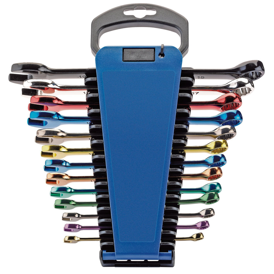 Draper 23017 Draper Expert HI-TORQ® Metric Coloured Combination Spanner Set (13 Piece)