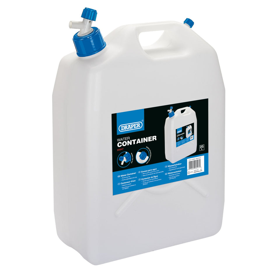 Draper 23247 Water Container with Tap, 25L