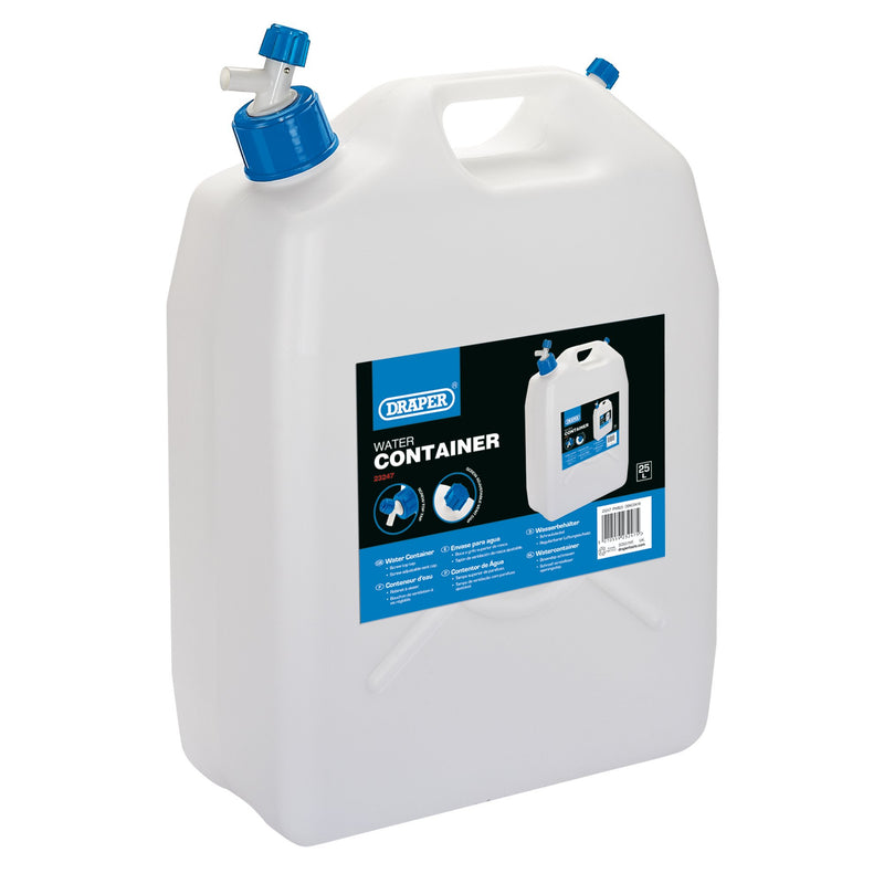 Draper 23247 Water Container with Tap, 25L