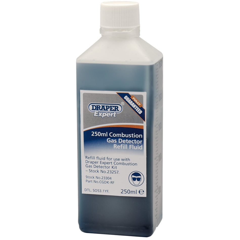 Draper 23304 Combustion Gas Detector Fluid, 250ml