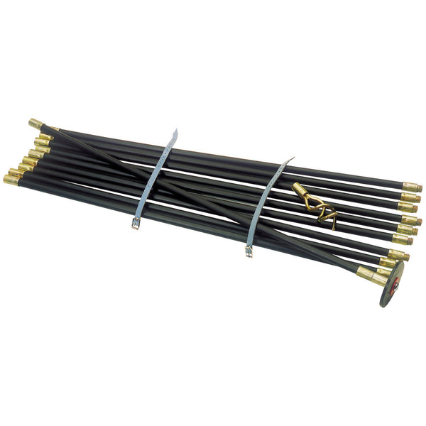 Draper 23540 Polypropylene Drain Rod Set, 9m (12 Piece)