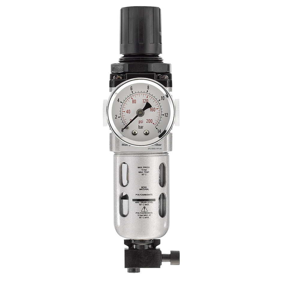 Draper 24332 1/4" BSP Combined Filter/Regulator Unit