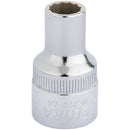 Draper 24335 Elora Bi-Hexagon Socket, 1/2" Sq. Dr., 3/8"