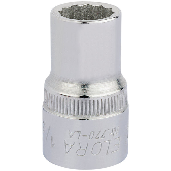 Draper 24351 Elora Bi-Hexagon Socket, 1/2" Sq. Dr., 1/2"