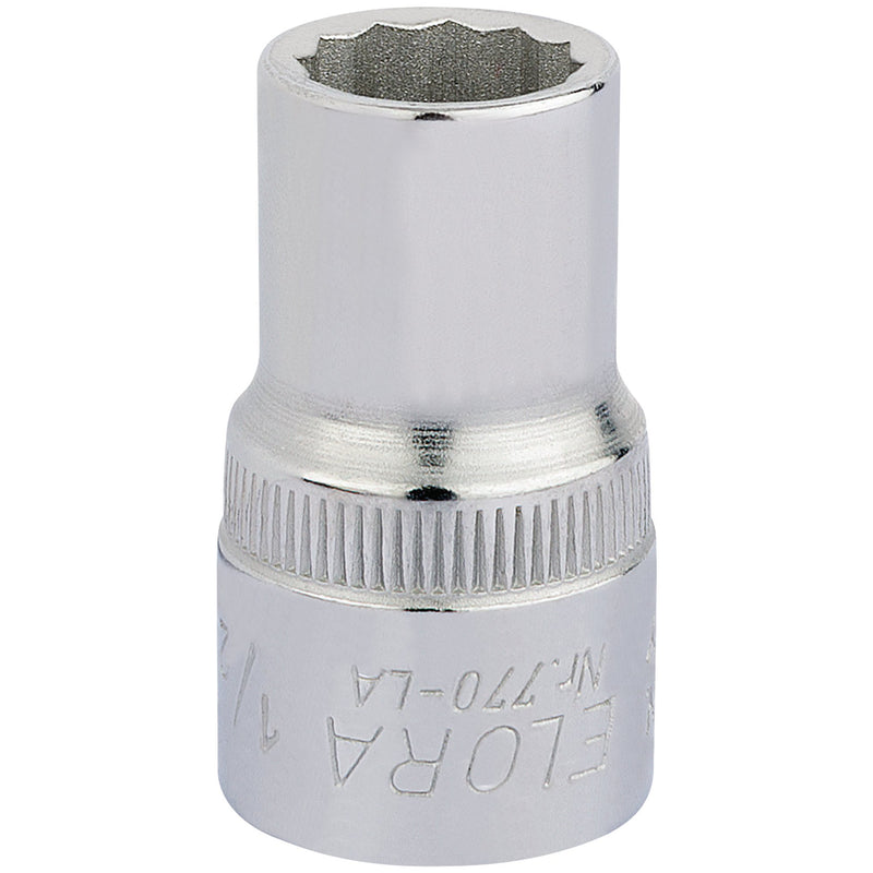 Draper 24351 Elora Bi-Hexagon Socket, 1/2" Sq. Dr., 1/2"
