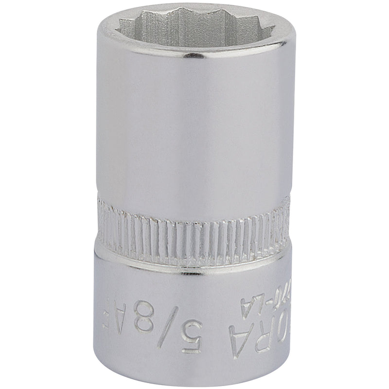 Draper 24385 Elora Bi-Hexagon Socket, 1/2" Sq. Dr., 5/8"